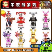 Coolplay【พร้อมส่ง】ห้าคืนที่ Freddy S Mini Figure บล็อกตัวต่อเกม Minifigures ของเล่น WM6097บล็อกตัวต่อ