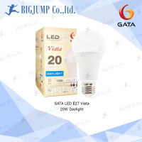 หลอดไฟ แอลอีดี GATA หลอดไฟ LED ขั้วเกลียว E27 ขนาด 20W แสงขาว สินค้า คุณภาพ GATA แบรนด์ ไทย มาตรฐาน มอก.