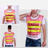 Mesh Reflective Vest High Visibility Reflective Waistcoat Men Breathable