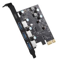 PCI-E to USB 3.0 Card Type C(1) USB A(3 ) Without Additional Power Supply PCI Express Expansion Card for Windows Pro