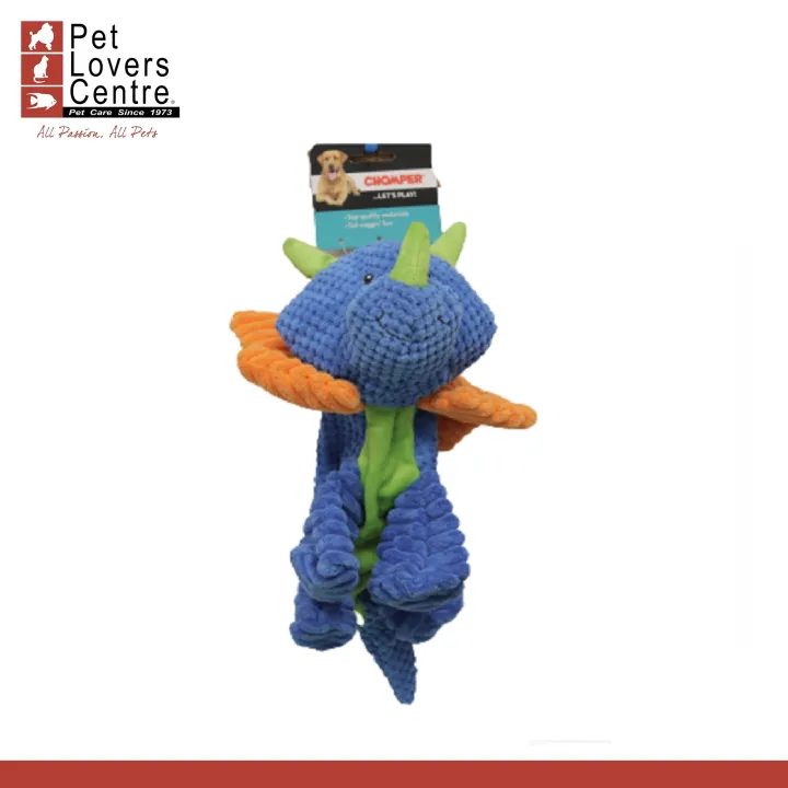 Chomper Dog Toy Triceratops Grunter Lazada PH