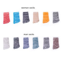 Whlyz Yw 5 PairsLot Toe Socks For Man Woman Cotton Colorful Five Finger Socks Breathable Fashion Novelty Ankle No Show Socks