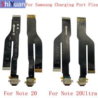 ขั้วต่อพอร์ตชาร์จ USB ดั้งเดิม Flex Cable สําหรับ Samsung Note 20 N980 N981 Note 20 Ultra N985 N986 ขั้วต่อการชาร์จ