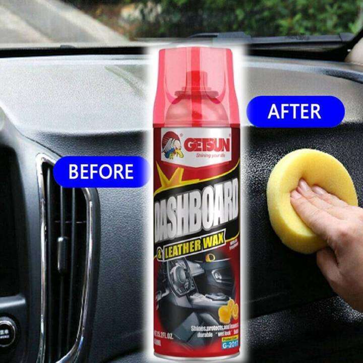 getsun-dashboard-amp-leather-wax-450-ml-สเปรย์เคลือบเงา-เคลือบเบาะหนัง-เคลือบคอนโซล-เบาะหนัง-ฟื้นฟูพาสติก-แผงหน้าปัดรถ-g-2017