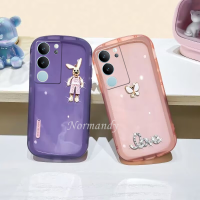 เคสโทรศัพท์มือถือแบบใส VIVO V29 5G VivoV29 Pro 5G 2023ใหม่หลากสีเคสโทรศัพท์แฟชั่นพร้อม TPU รูปผีเสื้อคริสตัลนุ่มรวมเลนส์กล้องป้องกันถุงลมนิรภัยฝาครอบกันกระแทก