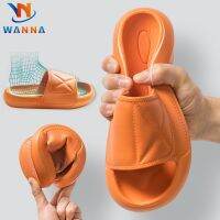 CODxdrrf5157 Japanese Household Cool Super Thick Soles Slippers Female Couples Increased Bathroom Shower Anti Skid Bottom Male Summer Soft Selipar