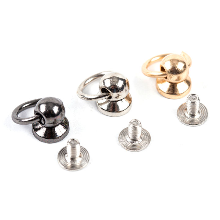 ache-10pcs-8mm-metal-button-o-ring-stud-screwback-craft-กระเป๋าโทรศัพท์สกรูเล็บ-rivet