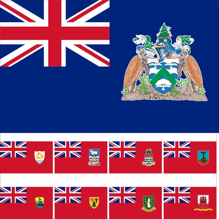 ธงจักรวรรดิอังกฤษ3x6ft-เกาะสวรรค์90x150ซม-falkland-2x3ft-ธง