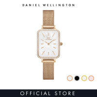 Daniel Wellington Quadro 20x26mm Bezel Mesh MOP Watch - DW Womens watch casual fashion Ladies Female Watch for women Stainless steel