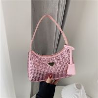 [Baozhihui]Pu Bright Drill Women 39; S Shoulder Bag Spring And Summer New Fashion Small Square Bag Texture Messenger Bag Solid Color Handbag