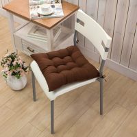 2pcs/set 40x40cm Square Stool Cushions Pearl Cotton Office Computer Chair Protective Mat Cartoon Seat Pad Buttocks Chair Cushion Backrest Pillow