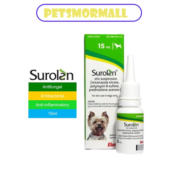 Surolan Ear Drops For Cats & Dogs at Troy Horvath blog