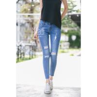 Miladi Jeans trousers MJ 102 กางเกงยีนส์ขายาว รัดรูป (All size)