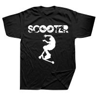 Funny Stunt Scooter Boy T Shirts Graphic Cotton Streetwear Short Sleeve Birthday Gifts Summer Style T-shirt Mens Clothing