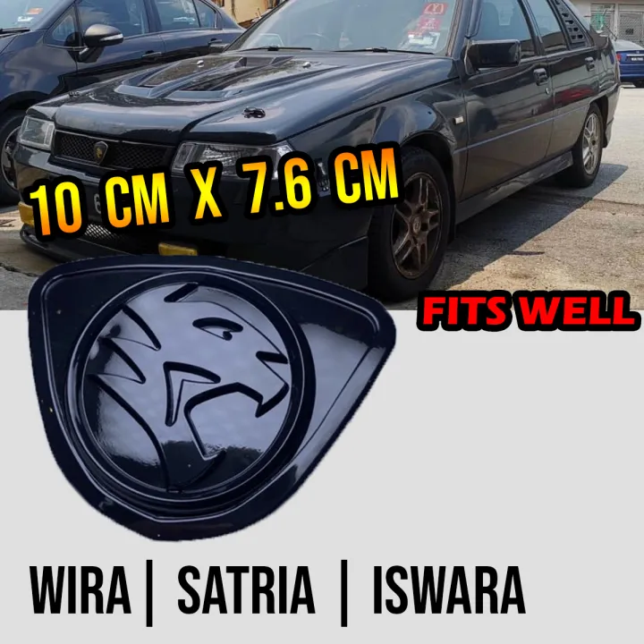 3D Proton Lion Logo Emblem Wira Satria Old Front 3D Badge Lion Logo ...