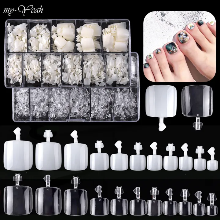 myyeah 550Pcs/Box False Toe Nails Full Cover Foot Nail Tips Acrylic Clear Natural Fake Nails UV Gel Extension Manicure Tool | Lazada Singapore myyeah 550Pcs/Box False Toe Nails Full Cover Foot Nail Tips Acrylic Clear Natural Fake Nails UV Gel Extension Manicure Tool | Lazada Singapore