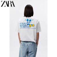 ✆❐☒ ZARAs new spring mens co-branded Disney Mickey Mouse printed T-shirt 1165406 250