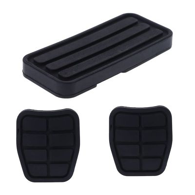 3Pcs Car Accelerator Gas Rubber Foot Rest Pedal Pad Brake Clutch Pads Cover Kit for -VW Transporter T4 1990-2003