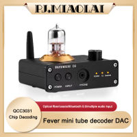 PJ. MIAOLAI D3 CS8416 ES9023ไข้ไฮไฟไฟเบอร์โคแอกเซียล Lossless ถอดรหัสเสียง DAC บลูทูธ5.0รับ