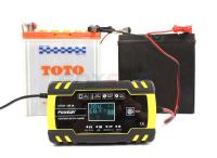 FOXSUR เครื่องชาร์จอัจฉริยะและซ่อมแบตเตอรี่รถยนต์ Pulse Repair Charger 12V 8A 6-150Ah /24V 4A