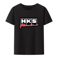 Hks-Camiseta con estampado de Modal sin etiqueta, camisa de manga corta, transpirable, estilo Vintage y Popular, moda urbana creativa, novedad