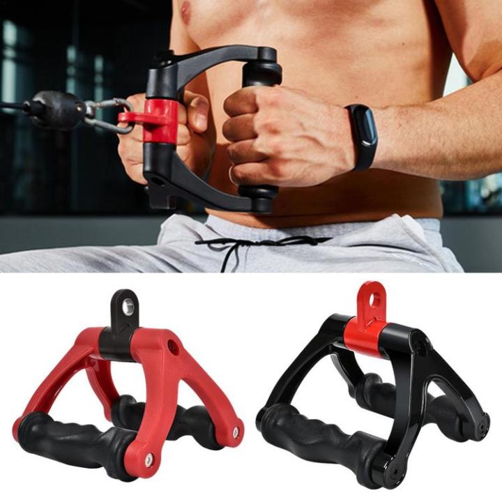 lat-pulldown-attachment-press-down-double-d-row-handle-for-cable-machine-home-gym-fitness-equipment-cable-attachments-for-core-strength-training-push-downs-triceps-pulldown-crunches-responsible