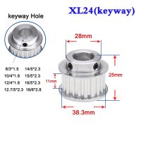 【Eco-friendly】 1PCS XL 24นูน Synchronous ล้อ Timing Pulley เข็มขัดกว้าง11มม. 6/6.35/8/10/12/12.7/14/15มม. Keyway Hole