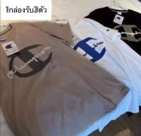 เสื้อทีเชิร์ตขายดี สำพรับเป็นของขวัญ 1กล่อง มี3ตัว เสื้อยืดคอกลมแฟชั่นunisex เสื้อยอดฮิตลาย เสื้อแขนสั้น  เสื้อแขนสั้นแฟชั่น ลายChampion