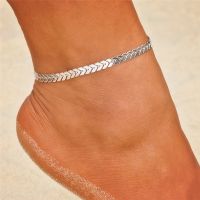 Modyle Bohemian Gold Color Arrow Anklet Bracelet for Women Silver Color Female Anklets Summer Beach Barefoot Leg Chain Jewelry