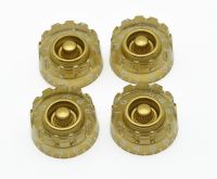 4x Gold LP Guitar Knurled Control Knobs Speed Metric Knob Fits LP