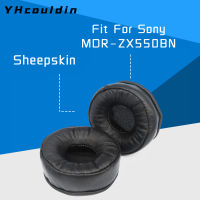 Sheepskin Earpads for MDR ZX550BN Headphone Accessaries Replacemnt Ear Cushions Pads Genuine Real Leather Memory Foam