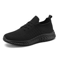 Spring Autumn Mens Sneakers Jogging Mens Running Shoes Classic lightweight breathable mesh Lace up Male shoes