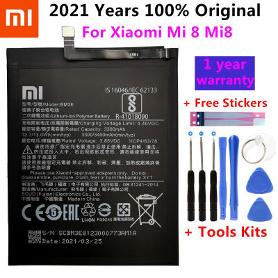 Original Phone Battery BM3E for Xiaomi Mi 8 Mi8 M8 Real 3400mAh High Quality