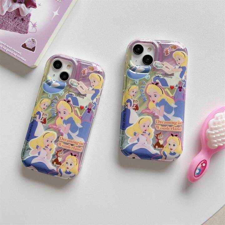 เคสโทรศัพท์มือถือ-tpu-แบบนิ่ม-ลายเลเซอร์-สําหรับ-iphone-14-pro-max-13-pro-max-12-pro-max