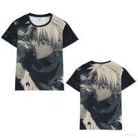 NEW Top Anime T-shirt Bleach Tops Casual Short Sleeve Loose Fitting T-shirt Unsiex Fashion Graphic Shirt Large