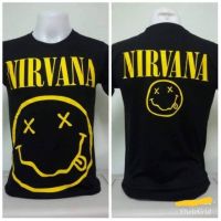 New NIRVANA SMILEY THE MAXX เสื้อวงร็อค S M L XL 2023