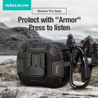 เคสสำหรับ Airpods Pro 2 Nillkin กันกระแทก Boe หูฟังรุ่นโปรเกราะสำหรับชาร์จไร้สายฝาครอบพร้อมตะขอโลหะ