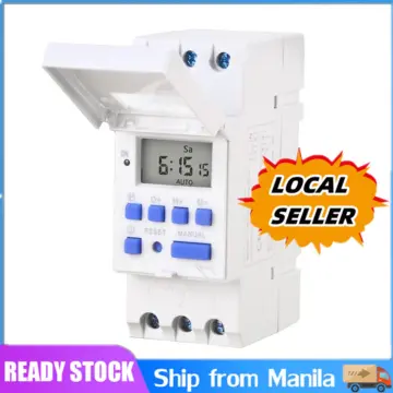  CN101A Dc 12V Mini LCD Digital Microcomputer Control Power Timer  Switch Small Microcomputer Time Control Switch Time Switch Relay Input  Voltage 12V : Tools & Home Improvement
