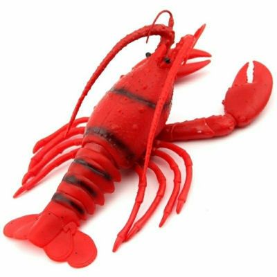 Simulation toys lobster lobster crab Marine animal model of early children toys soft plastic toys pinching call