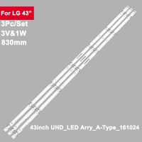 3Pcs TV Led  Backlight Strip For LG 43UJ 43LJ594V 43LJ610V-ZA TA 43LJ595V-ZD L43inch UHD_LED Array_A-Type_161024 43UK6470PLC Electrical Circuitry Part