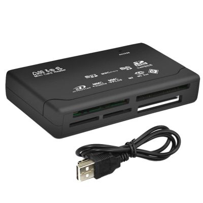 All In One Card Reader USB 2.0 SD Card Reader Adapter รองรับ TF CF SD Mini SD SDHC MMC MS XD