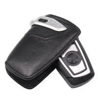 หนังแท้รถยนต์ Key Fob ที่ครอบคลุมกรณีผู้ถือเชลล์สำหรับ BMW 1 2 3 4 5 6 7ชุด X3 X4ที่มี4สีตัวเลือก