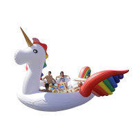 แพยางยูนิคอร์น ขนาดใหญ่ นั่งได้ 6-8 คน Inflatable Giant Unicorn Pool Float for 6-8 persons