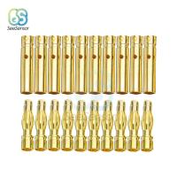 10Pair 20pcs 3.5mm Gold-plated Bullet Banana Plug Male Female Bullet Banana Connector for RC Battery Motor