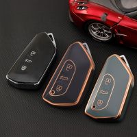 gthrrftdb TPU Car Key Cover For VW Golf 8 TPU Shell Key Cover For Skoda Octavia A8 MK4 Mk8 2020 2021 Seat Leon Mk4 Cupra Formentor Car Key