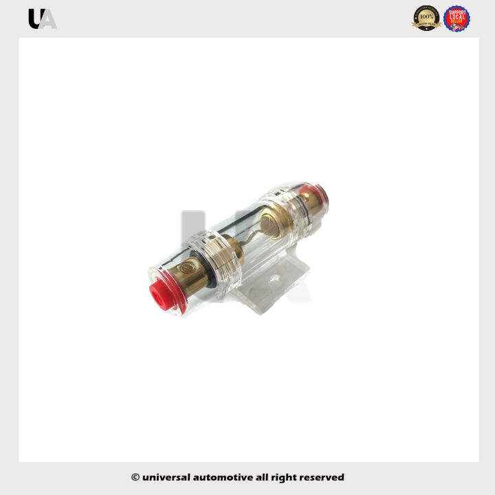 60A 100A 150A 200A 250A Gold Plated Fuse Holder Car Audio Amplifier