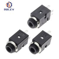 2/3/5Pcs 3.5mm 3/4/5 Pin Vertical Socket Female Socket Jack with Screw 3.5 Audio Headphone Connector PJ-341 Earphone Hole