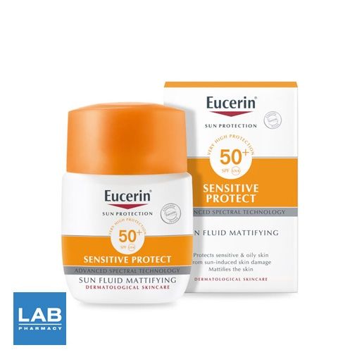 eucerin-sun-fluid-mattifying-face-spf-50-50-ml-ผลิตภัณฑ์กันแดดสำหรับผิวหน้า-สำหรับผิวบอบบางแพ้ง่าย