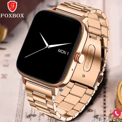 ZZOOI Foxbox Custom Dial Watch For Women Smart Watch Ladies Bluetooth Call Smartwatch 2022 Music Playback Clock Full Touch Bracelet
