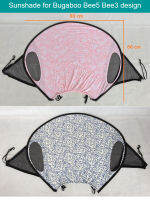 Tailor-Made รถเข็นเด็กทารกอุปกรณ์เสริม Sunshade Sun Visor Canopy UV Cover ขยาย Sun Shade สำหรับ Bugaboo Bee5 Bee3